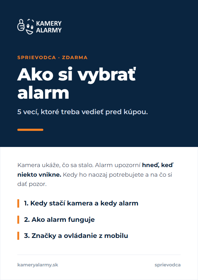 Náhľad PDF sprievodcu: Ako si vybrať alarm